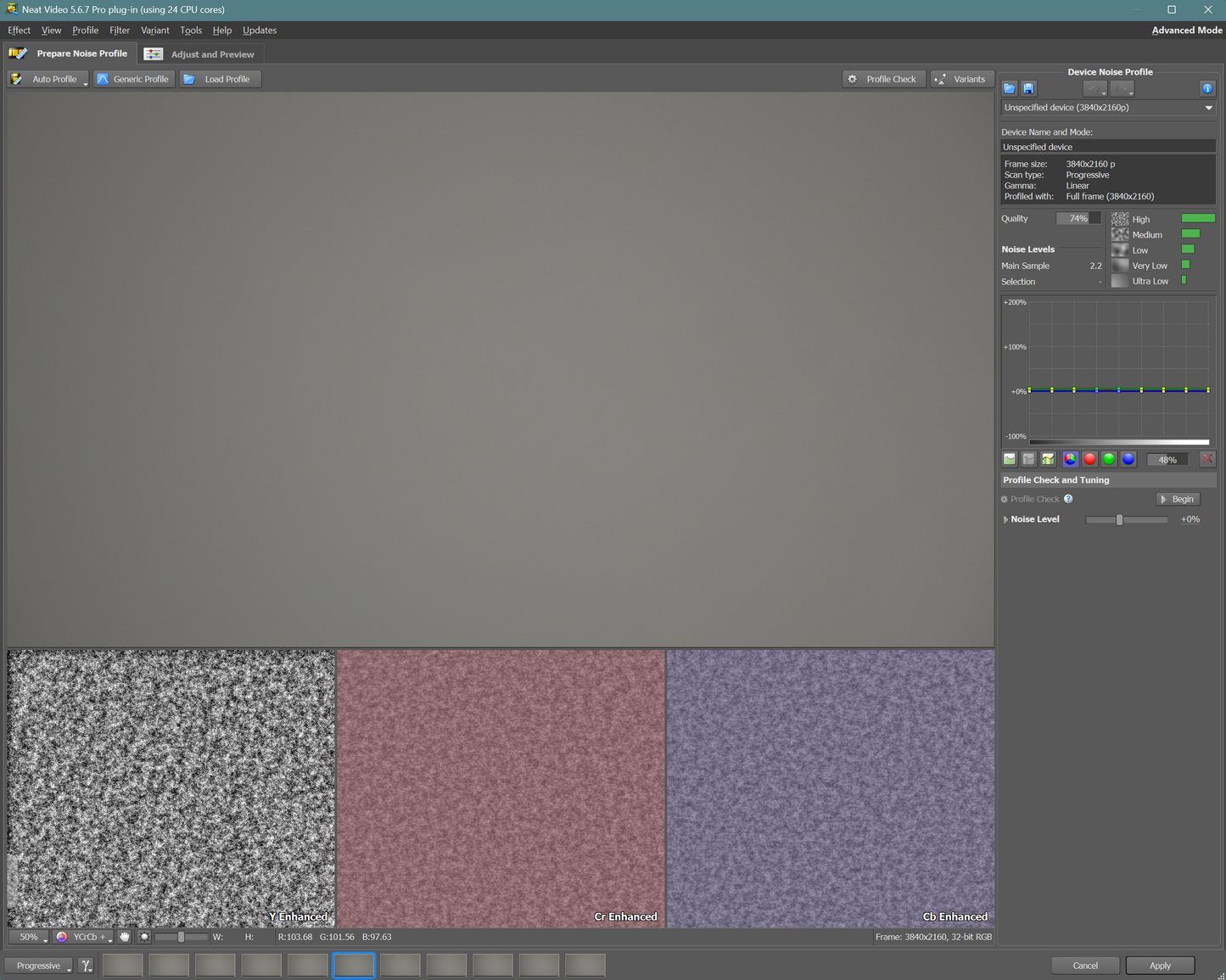 Free Cinema Camera Film Grain Plate
