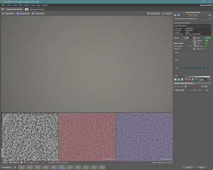 Free Cinema Camera Film Grain Plate