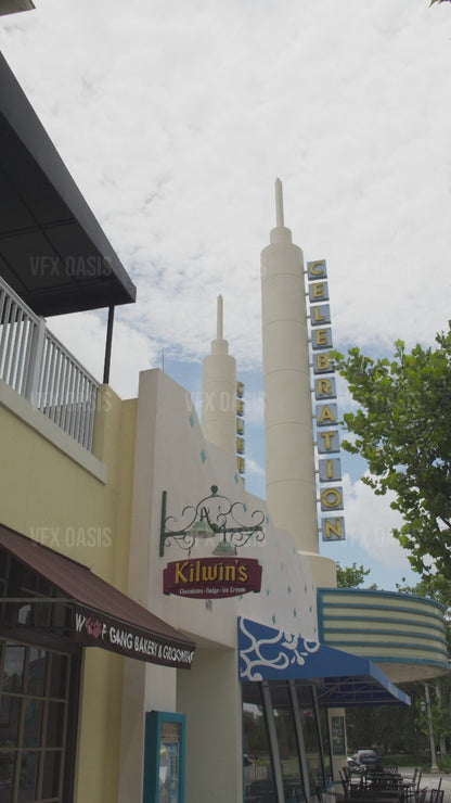 VFX Advertising Footage of Storefronts