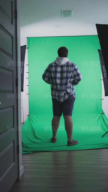 Green Screen VFX footage with Camera Movement