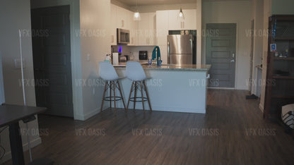 Horror Kitchen VFX Footage with HDRI