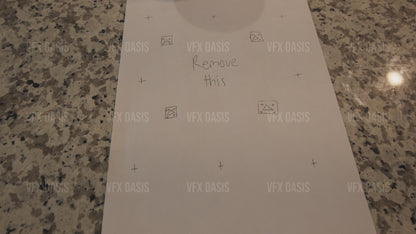 Free Marker Removal VFX Footage