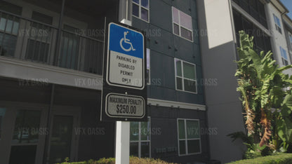 Free Sign Replacement VFX Footage