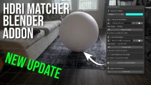 HDRI Matcher Pro Blender Plugin
